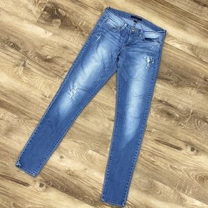 Flying Monkey Distressed Light Wash Jeans